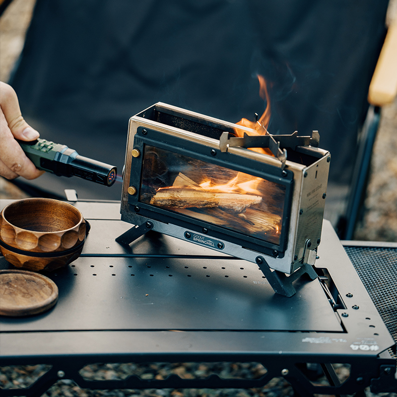 เตาไม้พกพา Goout Springhill รุ - Campfire Cooking บทวิจารณ์และราคา