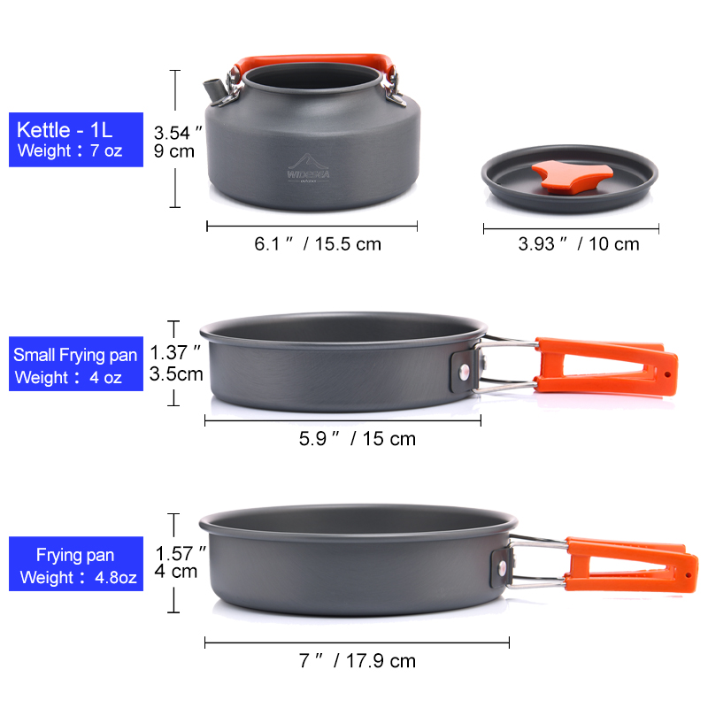 Widea เครื่องใช้บนโต๊ะอาหารสำห - Camping Cooking Recipes บทวิจารณ์และราคา