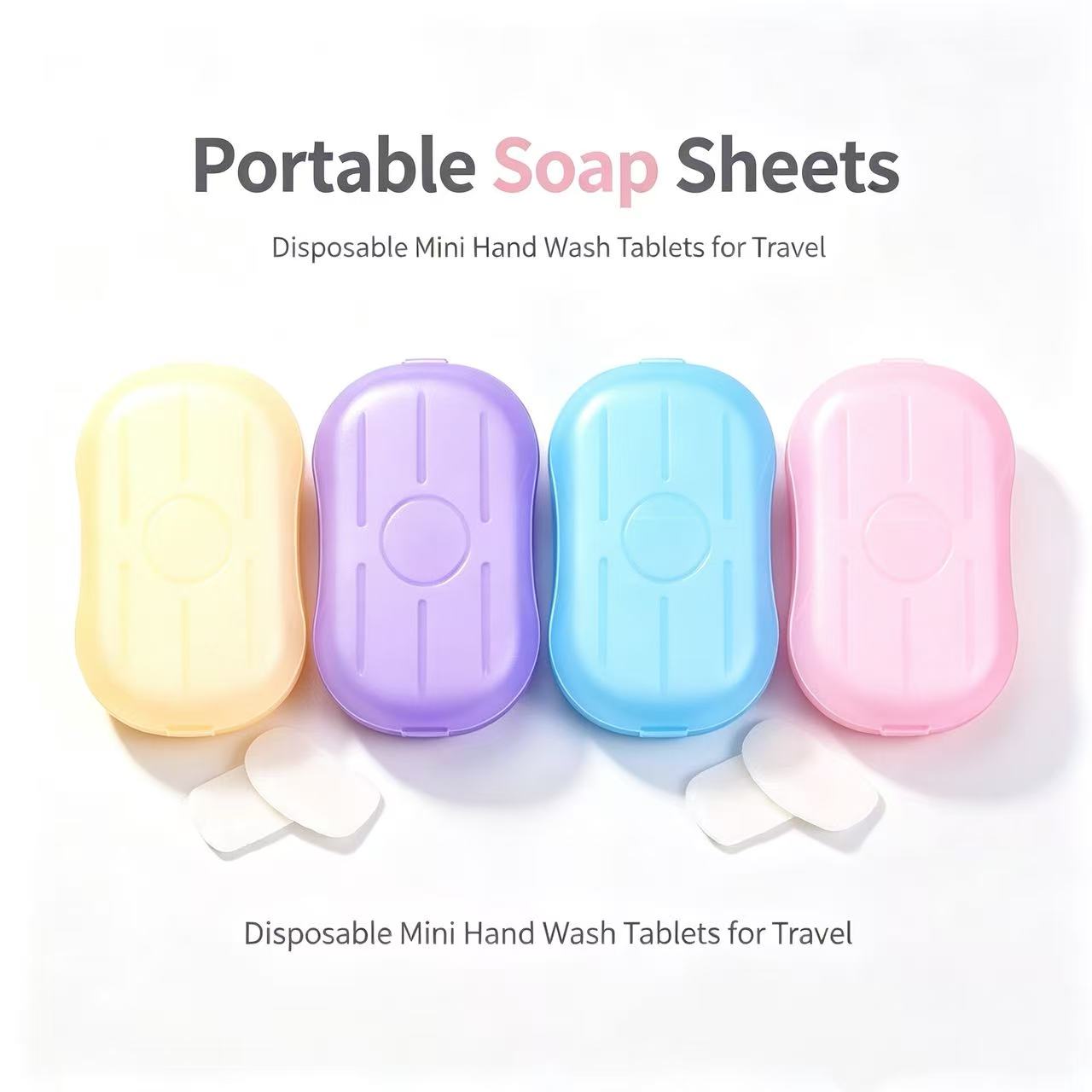 แผ่นสบู่พกพา 3 ชิ้น, สบู่ล้างม - Biodegradable Soap Camp บทวิจารณ์และราคา