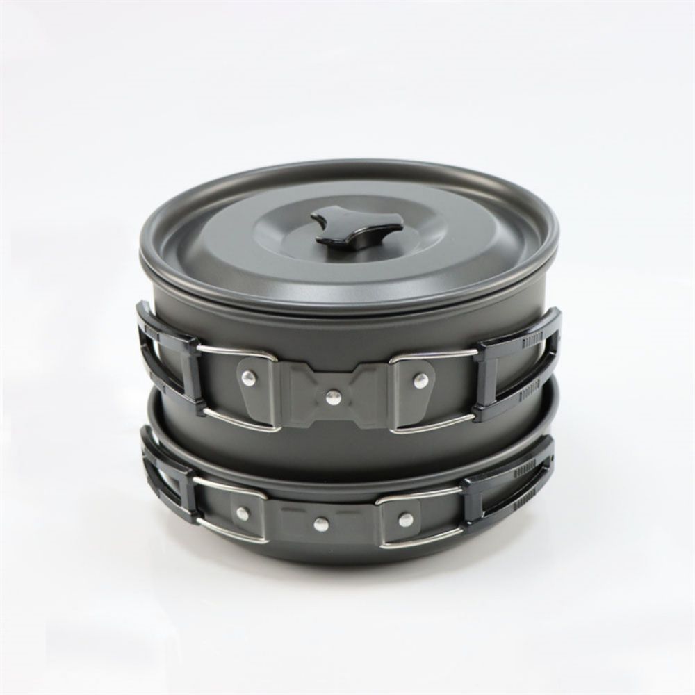 ชุดทำอาหารกลางแจ้งขนาดใหญ่, ชุ - Nesting Camping Cooking Set บทวิจารณ์และราคา