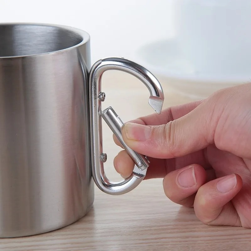 แก้วสแตนเลสขนาด 220/300 มล. สำ - Camping Cooking Mug บทวิจารณ์และราคา