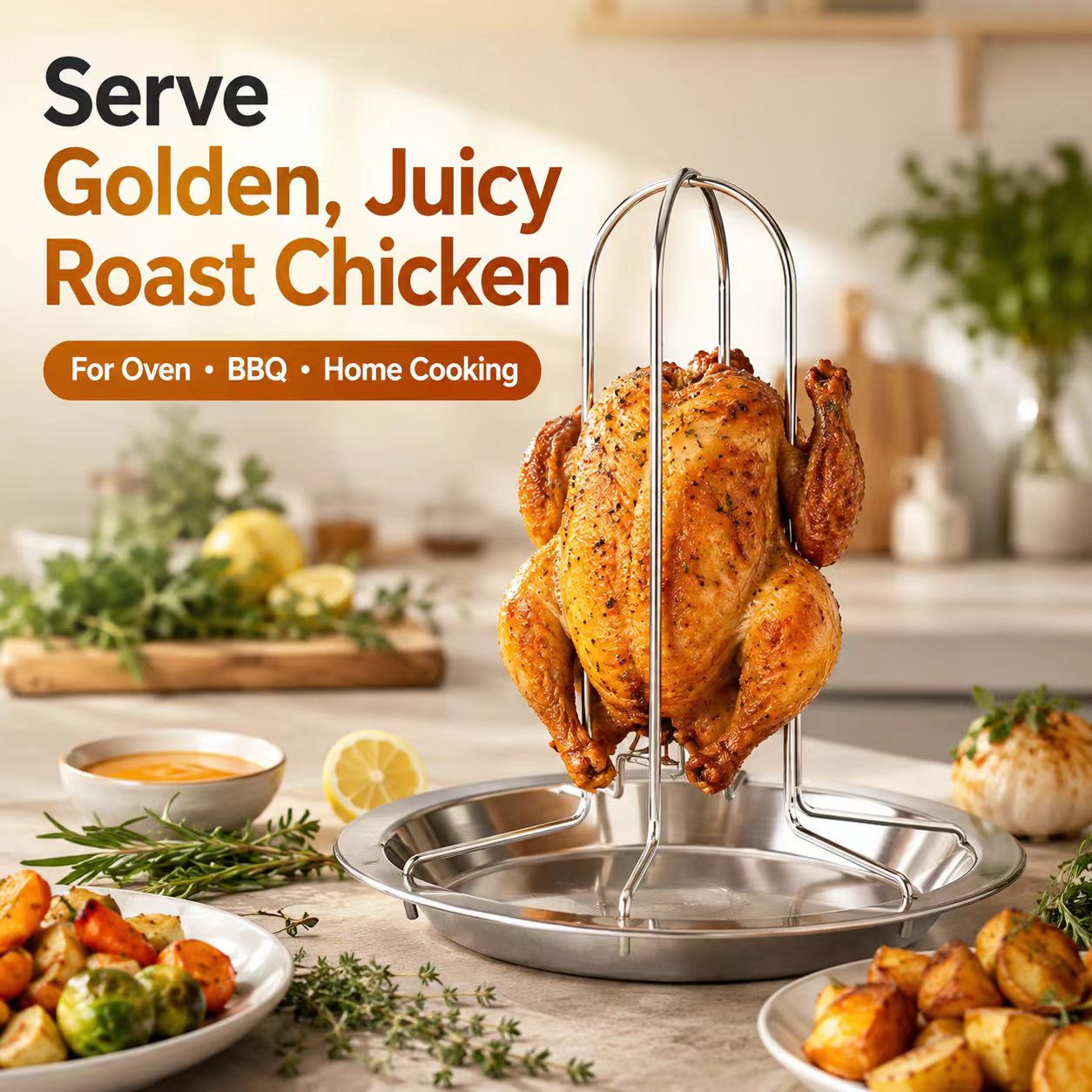 ขาตั้งย่างไก่แบบพกพาสำหรับบาร์ - Campfire Cooking บทวิจารณ์และราคา