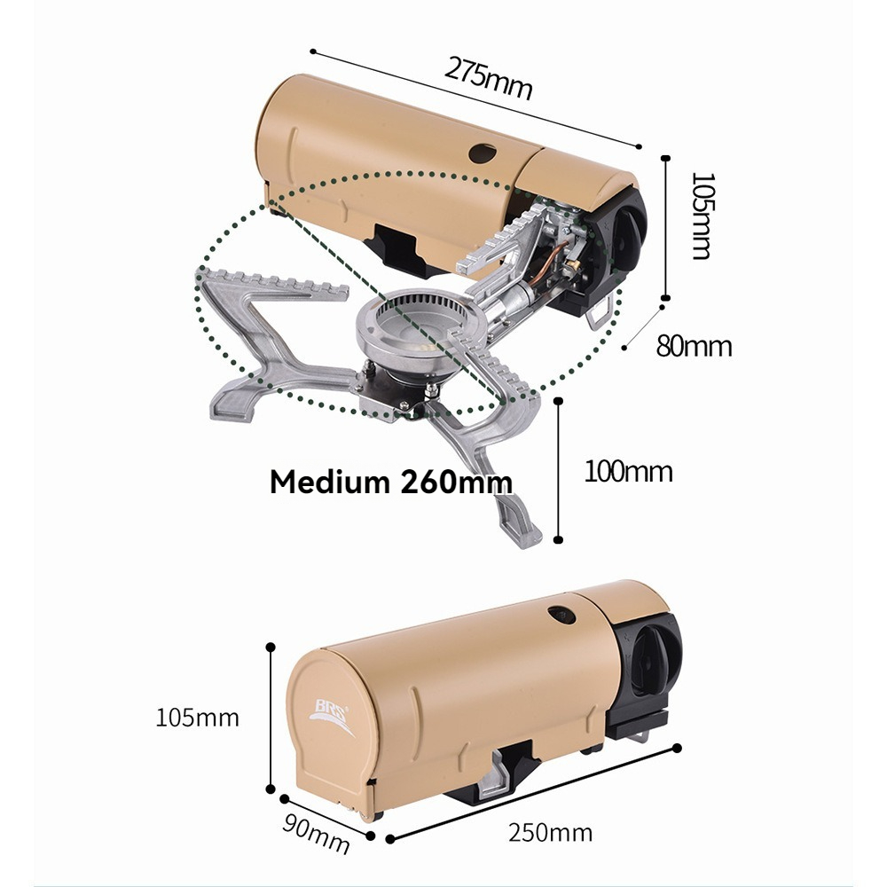 BRS-99 Camping กลางแจ้งแบบพกพา - Camping Cooking Gazebo บทวิจารณ์และราคา