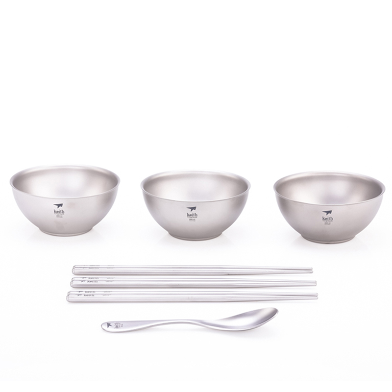 Keith ชุดทําอาหาร, ชามไทเทเนีย - Camping Cooking Box Set บทวิจารณ์และราคา