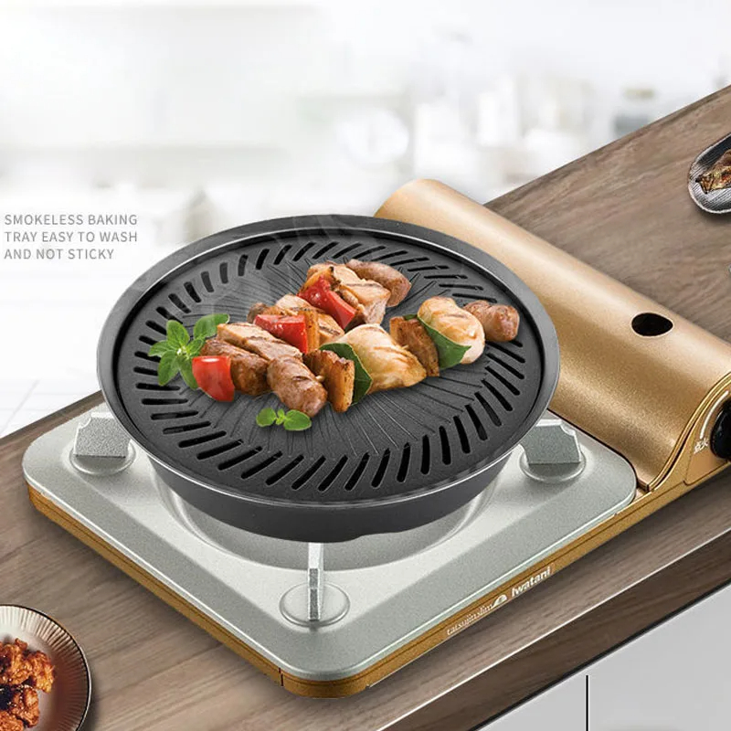 เกาหลี Non-Stick ถาดบาร์บีคิวก - Camping Cooking Top บทวิจารณ์และราคา