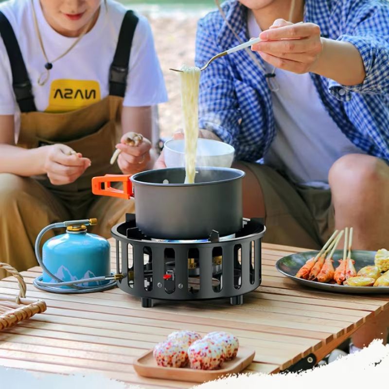 เตาแก๊สพกพาสำหรับตั้งแคมป์ กำล - Campfire Cooking บทวิจารณ์และราคา