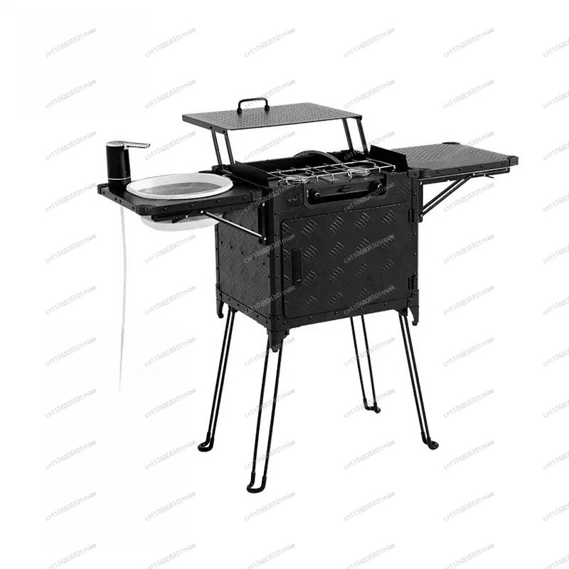 กล่องครัวพับได้แบบพกพาสำหรับตั - Camping Cooking Box Set บทวิจารณ์และราคา