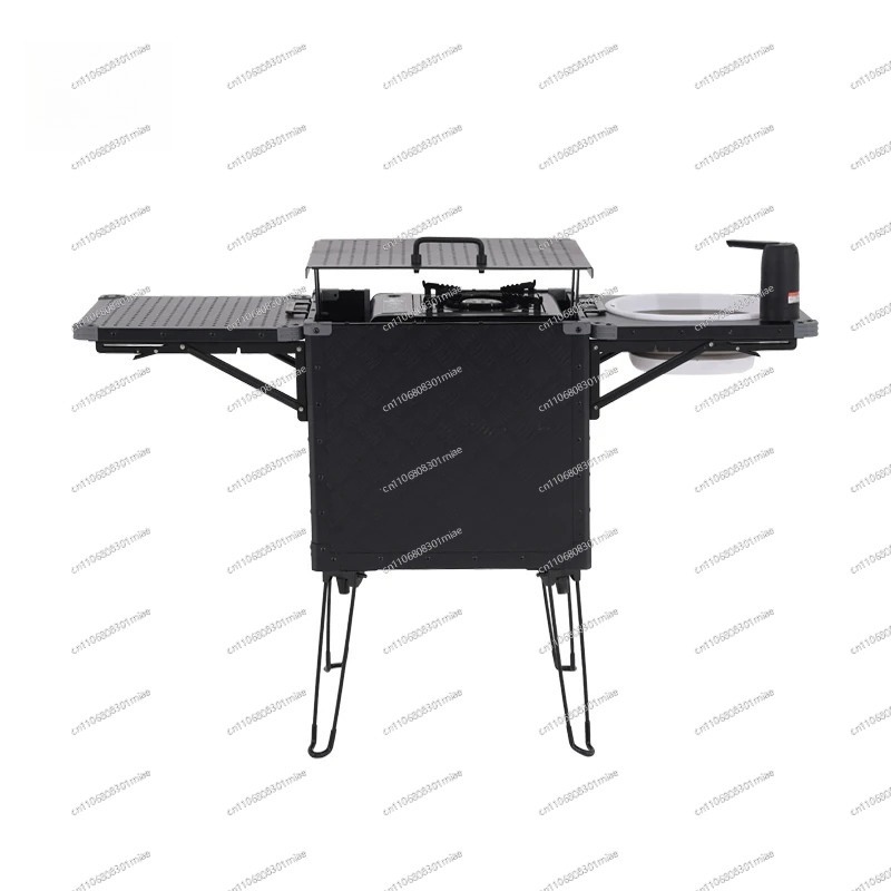 กล่องครัวพับได้แบบพกพาสำหรับตั - Camping Cooking Box Set บทวิจารณ์และราคา