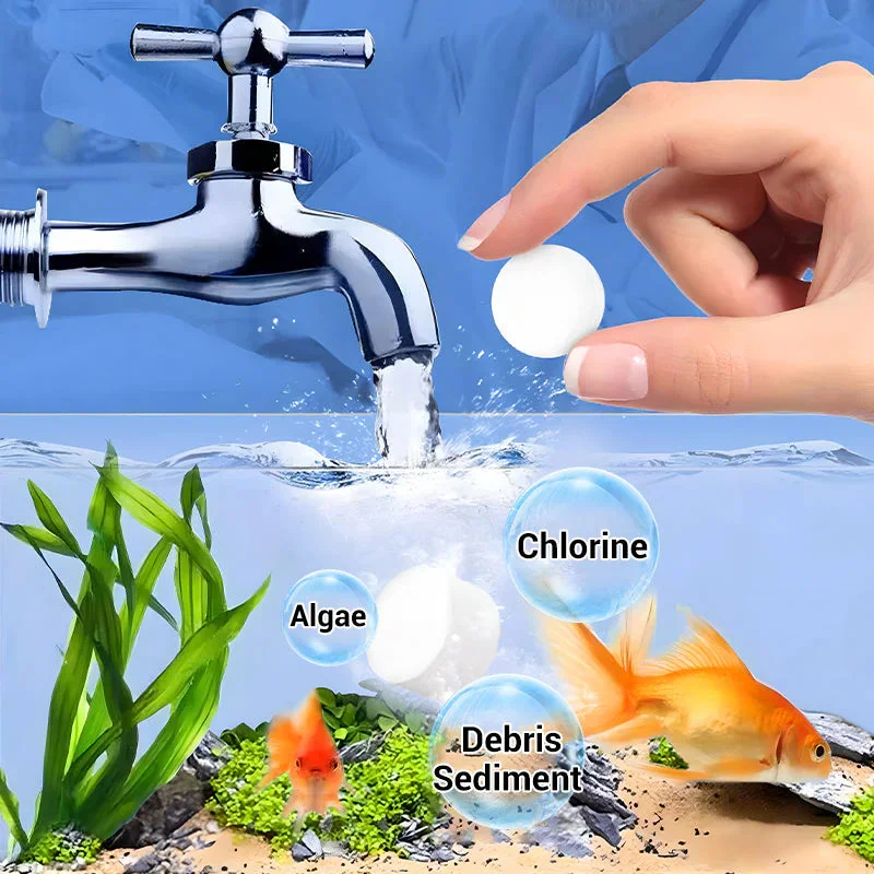 แท็บเล็ตทำน้ำให้ใสสำหรับตู้ปลา - Water Purification Tablet บทวิจารณ์และราคา