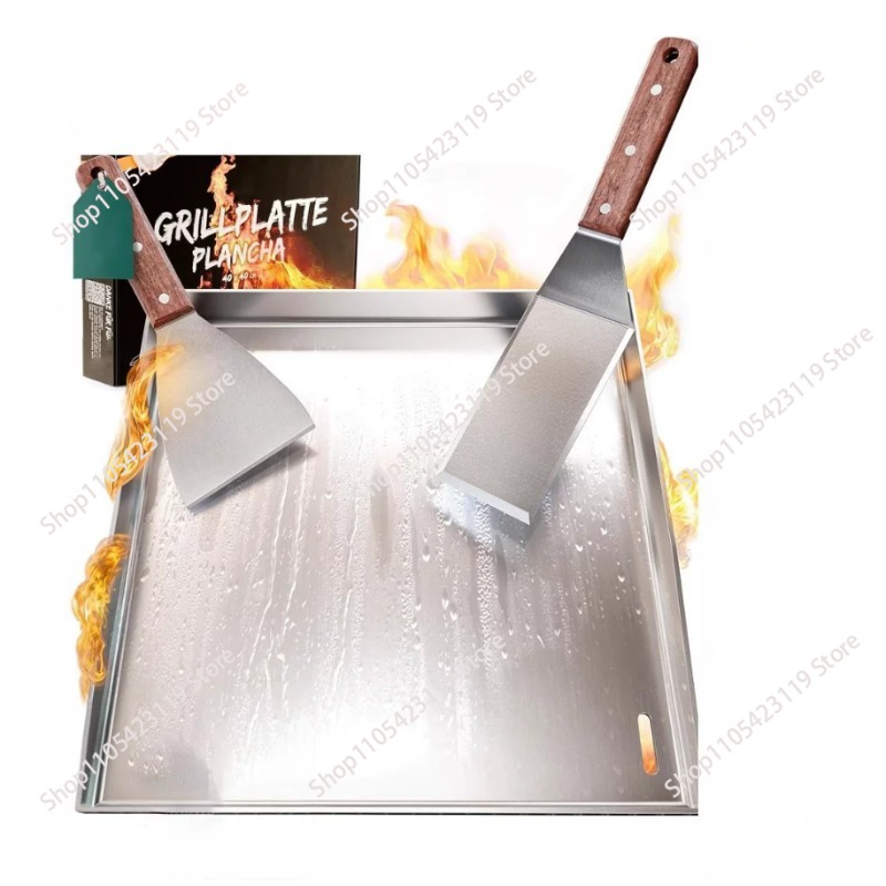 แผ่นเหล็กสแตนเลสสำหรับย่างบาร์ - Camping Cooking Top บทวิจารณ์และราคา