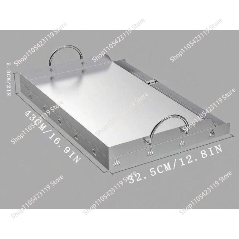แผ่นเหล็กสแตนเลสสำหรับย่างบาร์ - Camping Cooking Top บทวิจารณ์และราคา