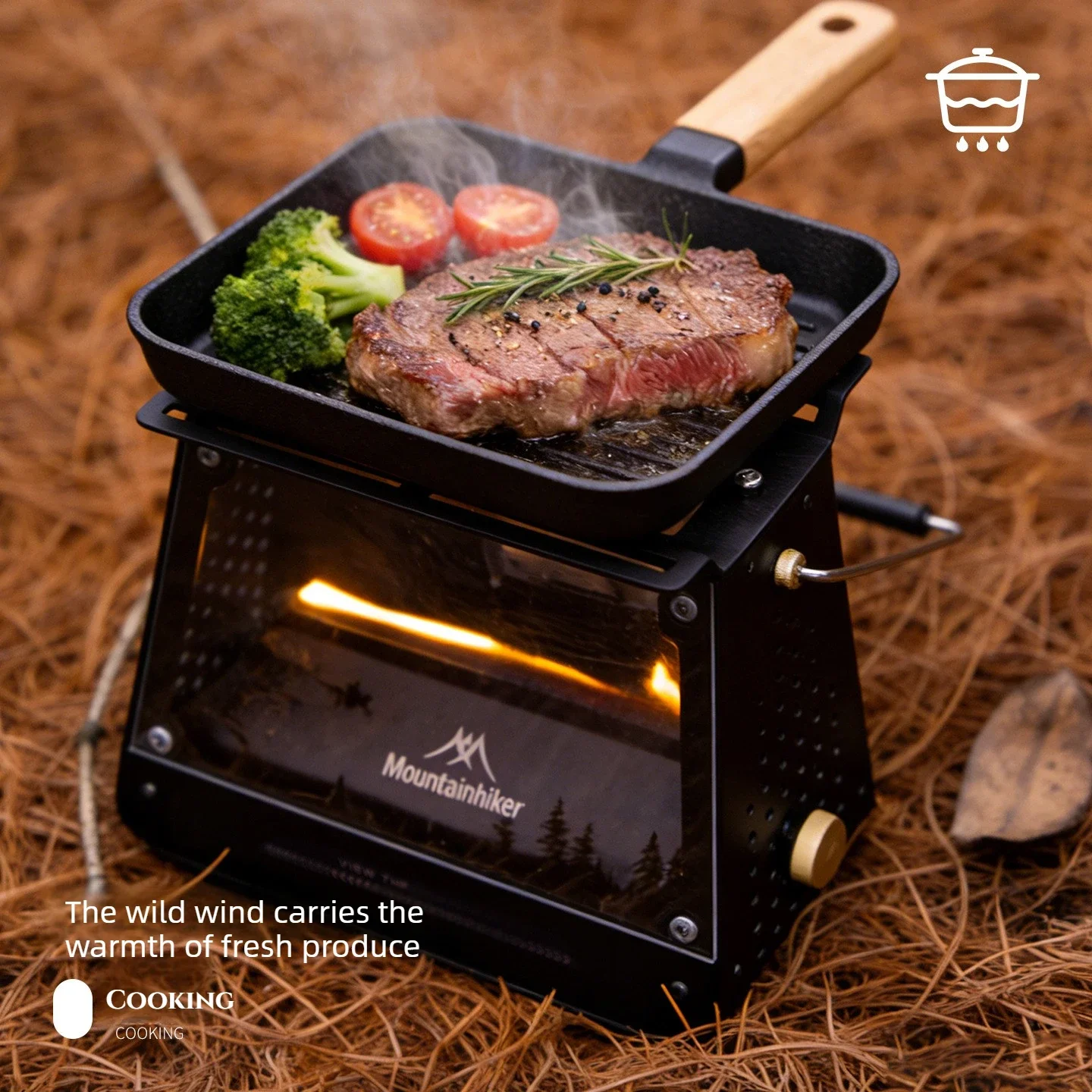 MOUNDAINHIKER เตาไฟขนาดเล็กแบบ - Campfire Cooking บทวิจารณ์และราคา