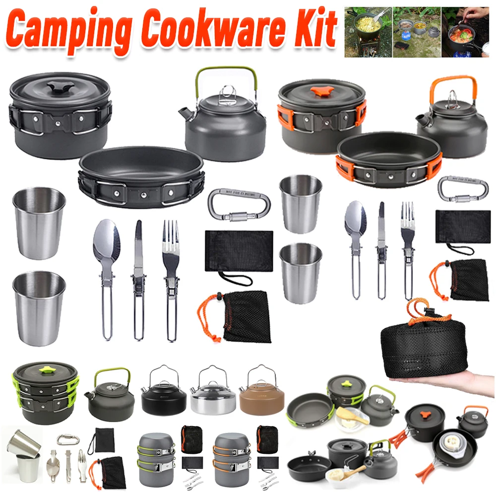 ชุดเครื่องครัวสำหรับตั้งแคมป์  - Camping Hiking Cooking บทวิจารณ์และราคา