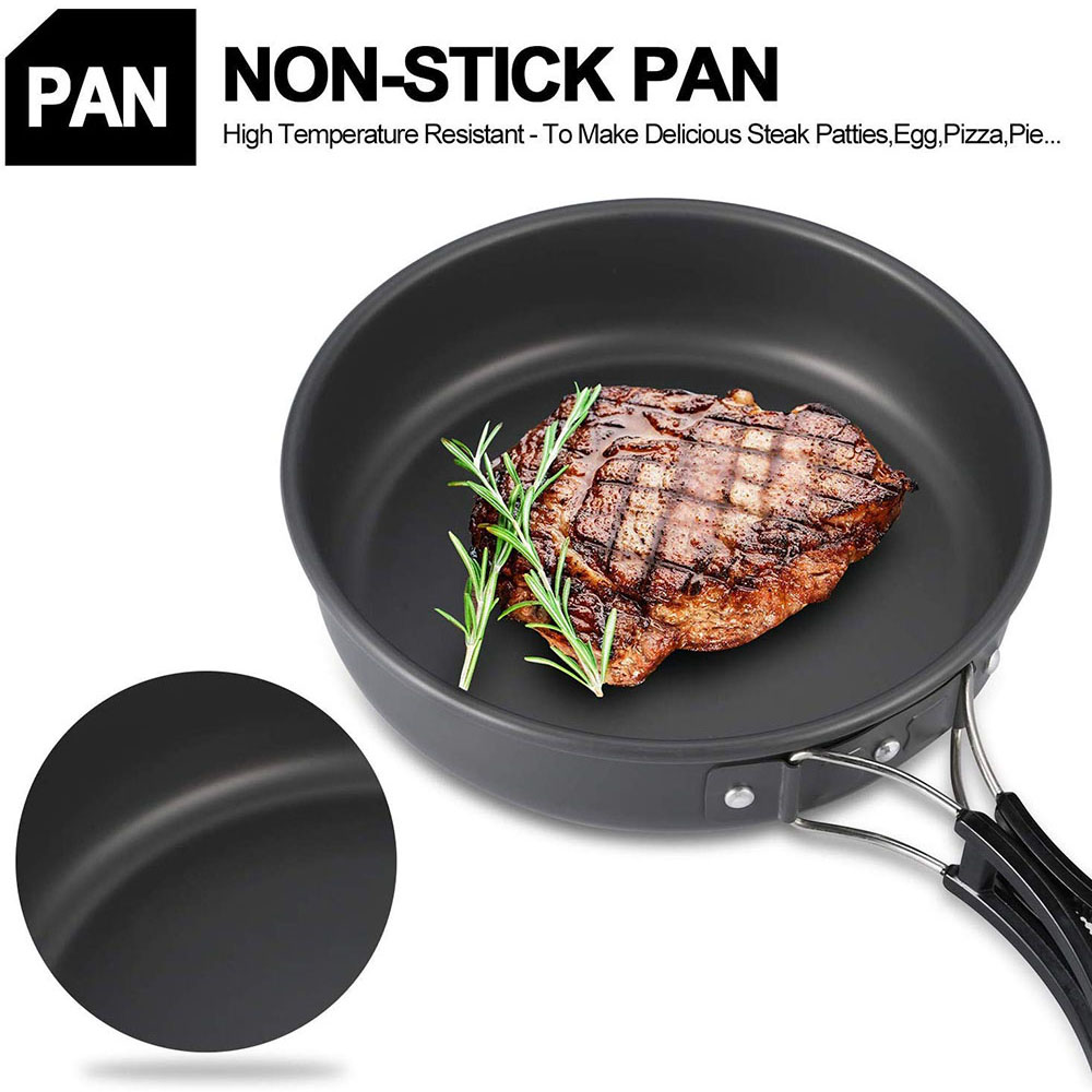 ชุดเครื่องครัวสำหรับตั้งแคมป์ก - Camping Cooking Set For 4 บทวิจารณ์และราคา