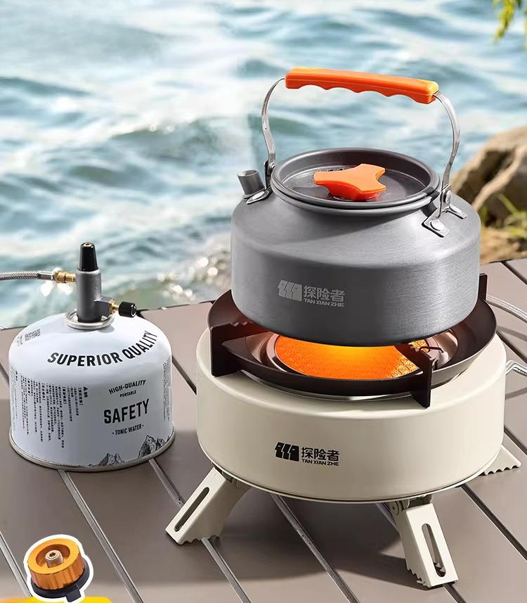 เตาแก๊สพกพาแบบแยกส่วน สำหรับตั - Camping Cooking Box Set บทวิจารณ์และราคา