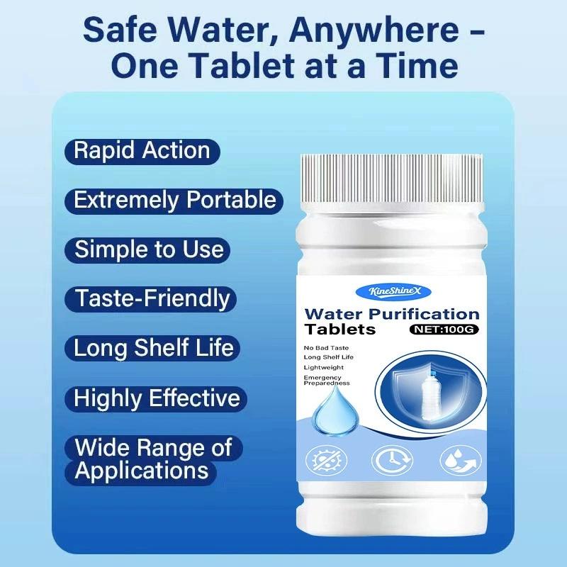 แท็บเล็ตกรองน้ำแบบพกพา 1 ขวด ล - Water Purification Tablet บทวิจารณ์และราคา