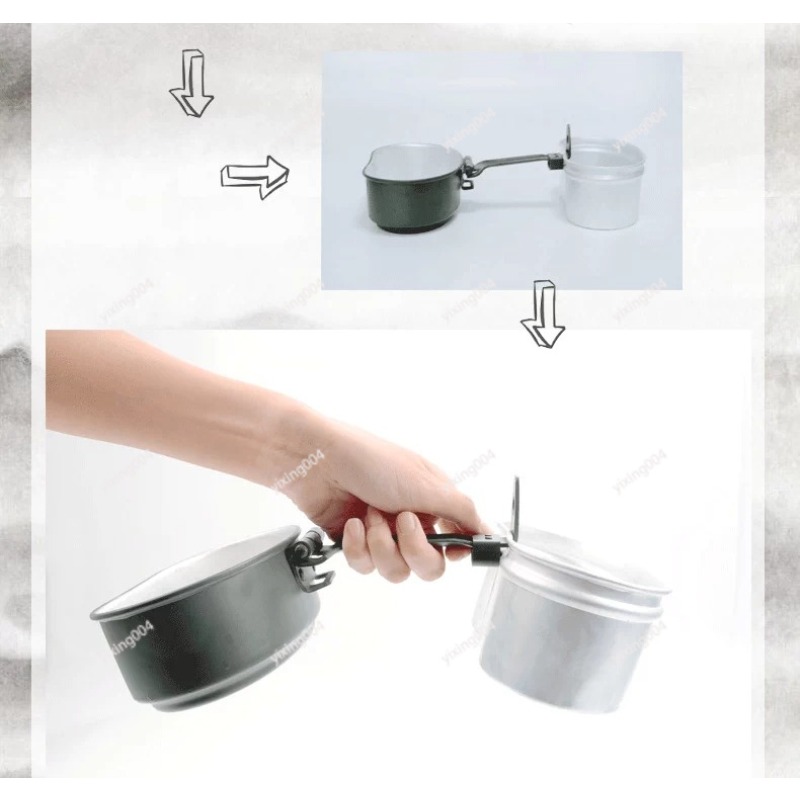 ชุดอุปกรณ์ทำอาหารสำหรับตั้งแคม - Camping Cooking Box Set บทวิจารณ์และราคา